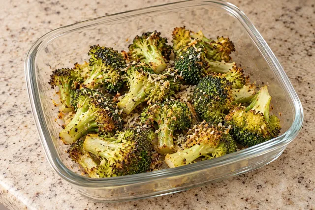Br&oacute;colis crocante na airfryer &mdash; sugest&atilde;o de apresenta&ccedil;&atilde;o