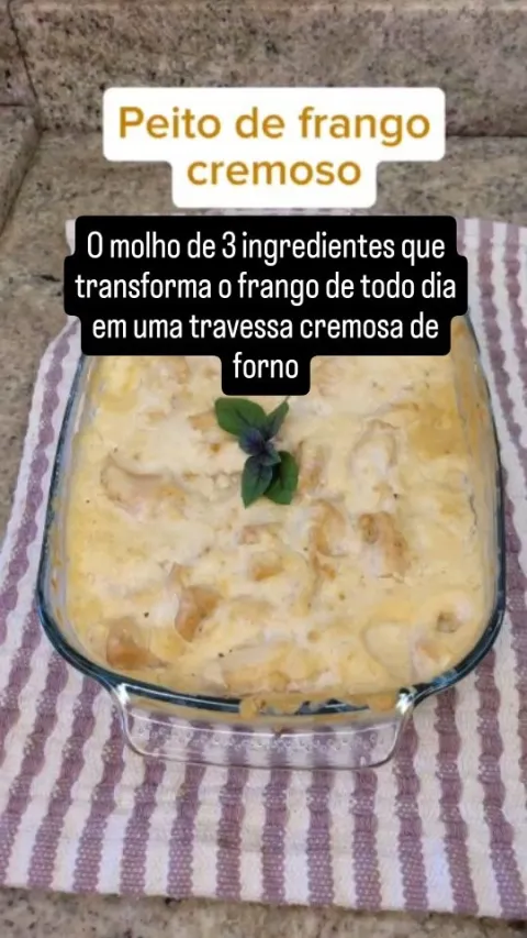 Imagem original de Frango cremoso com creme de cebola no forno na publica&ccedil;&atilde;o de Andressa Marino