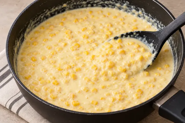 Creme de milho com gr&atilde;os inteiros &mdash; sugest&atilde;o de apresenta&ccedil;&atilde;o