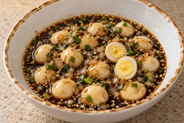 Mayak eggs: ovos marinados no molho coreano &mdash; sugest&atilde;o de apresenta&ccedil;&atilde;o