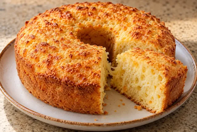 Bolo de p&atilde;o de queijo com polvilho azedo &mdash; sugest&atilde;o de apresenta&ccedil;&atilde;o