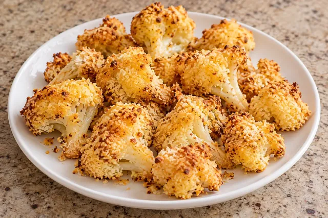 Couve-flor crocante na airfryer &mdash; sugest&atilde;o de apresenta&ccedil;&atilde;o