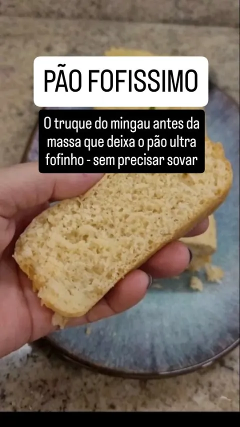 Imagem original de P&atilde;o sem sovar com tangzhong na publica&ccedil;&atilde;o de Andressa Marino