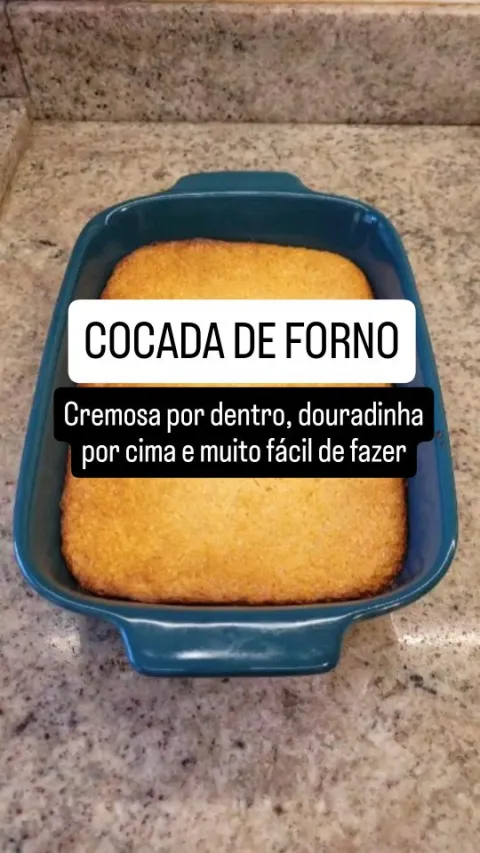 Imagem original de Cocada de forno na publica&ccedil;&atilde;o de Andressa Marino